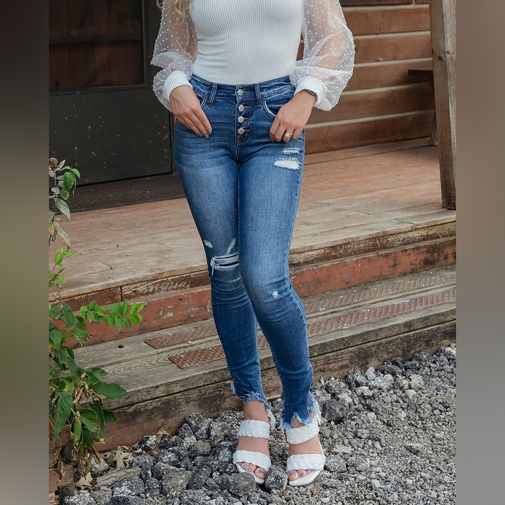 Button Up Flying Monkey Jeans